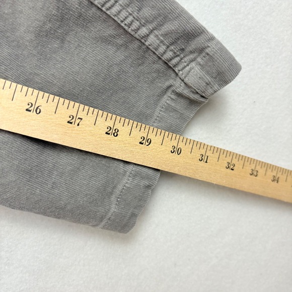 Vuori Corduroy Optimist Pants Shitake Gray Elastic Waist Casual Comfort Mens L - Picture 10 of 13